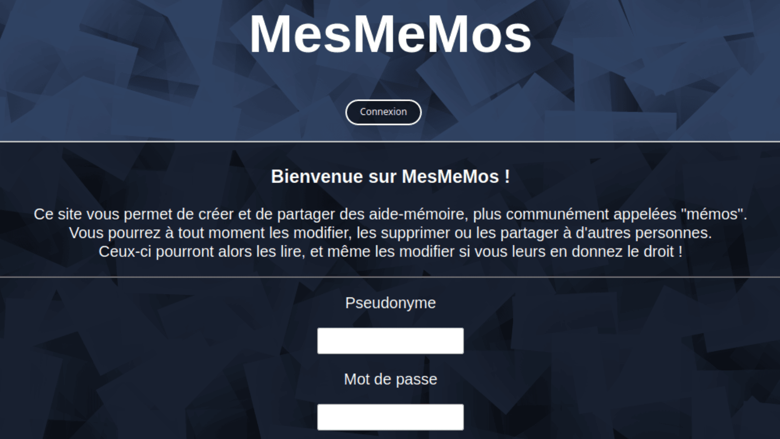 MesMeMos (Prototype Site)